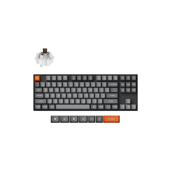 Keychron K8 Max - US Layout - Super Brown Tactile - Black Wireless Keyboard / K8M-H3