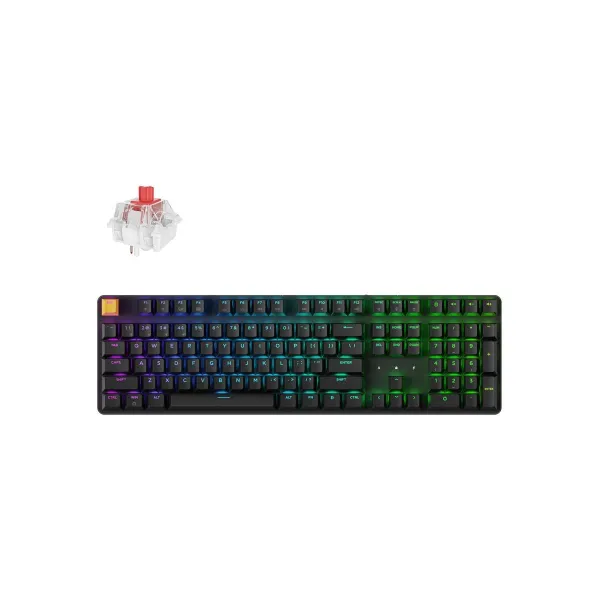 Keychron J5 - US Layout - Super Red Linear - Black Wireless Keyboard / KJ5-H1