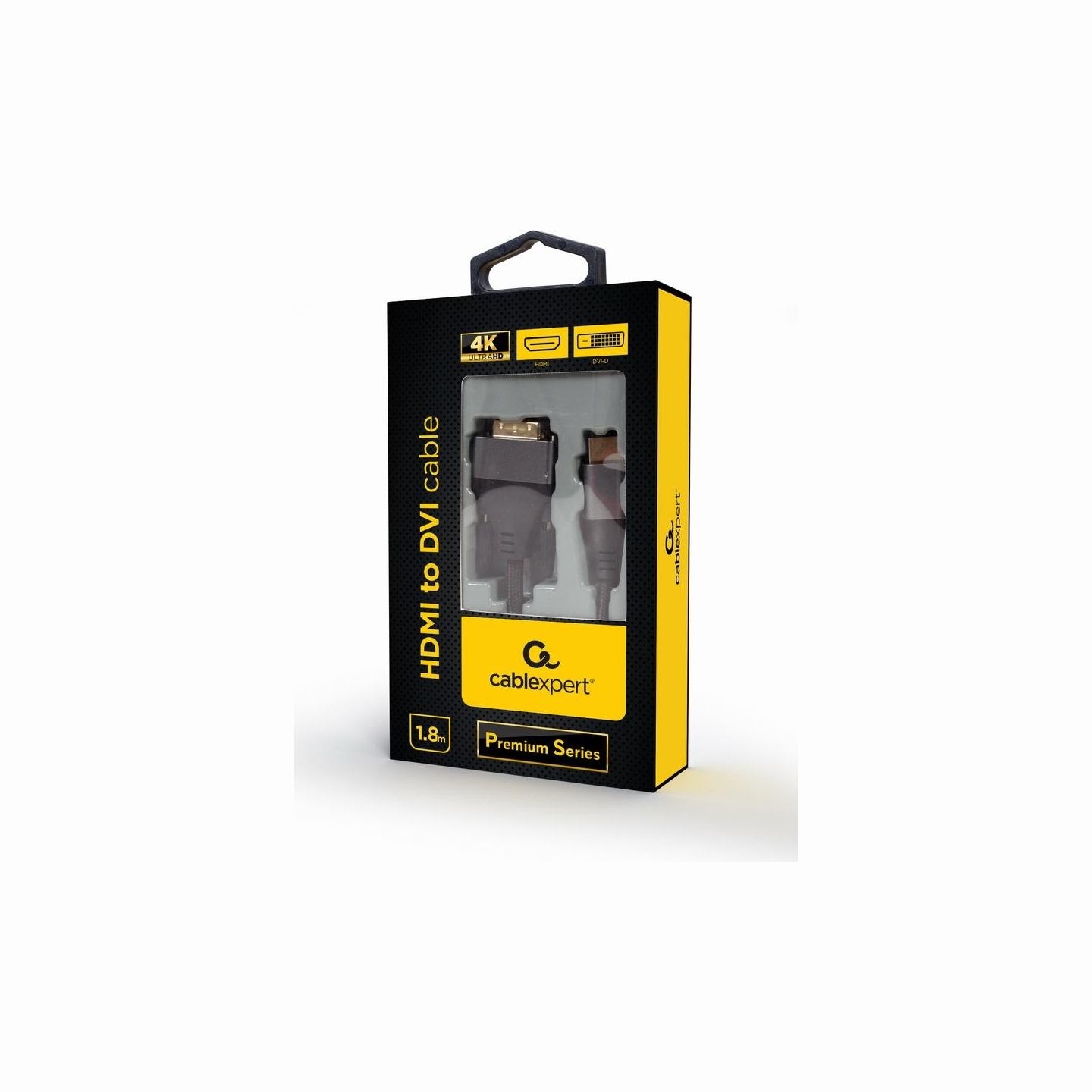 Gembird CABLE HDMI TO DVI 1.8M/CC-HDMI-DVI-4K-6 GEMBIRD
