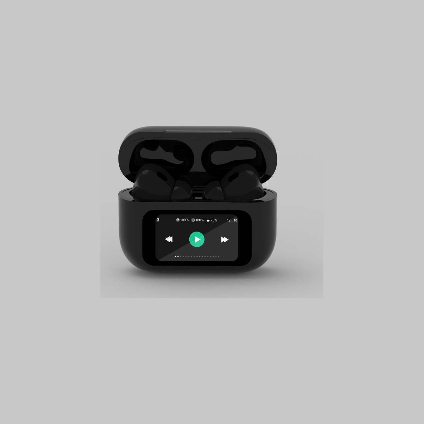 Gembird HEADSET BLUETOOTH/TWS-LCD-ANC-01-BK GEMBIRD