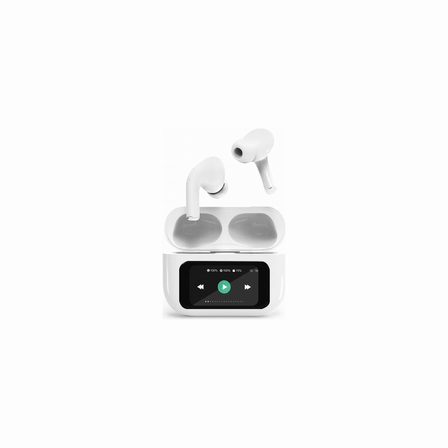 Gembird HEADSET BLUETOOTH/WHITE TWS-LCD-ANC-01-W GEMBIRD