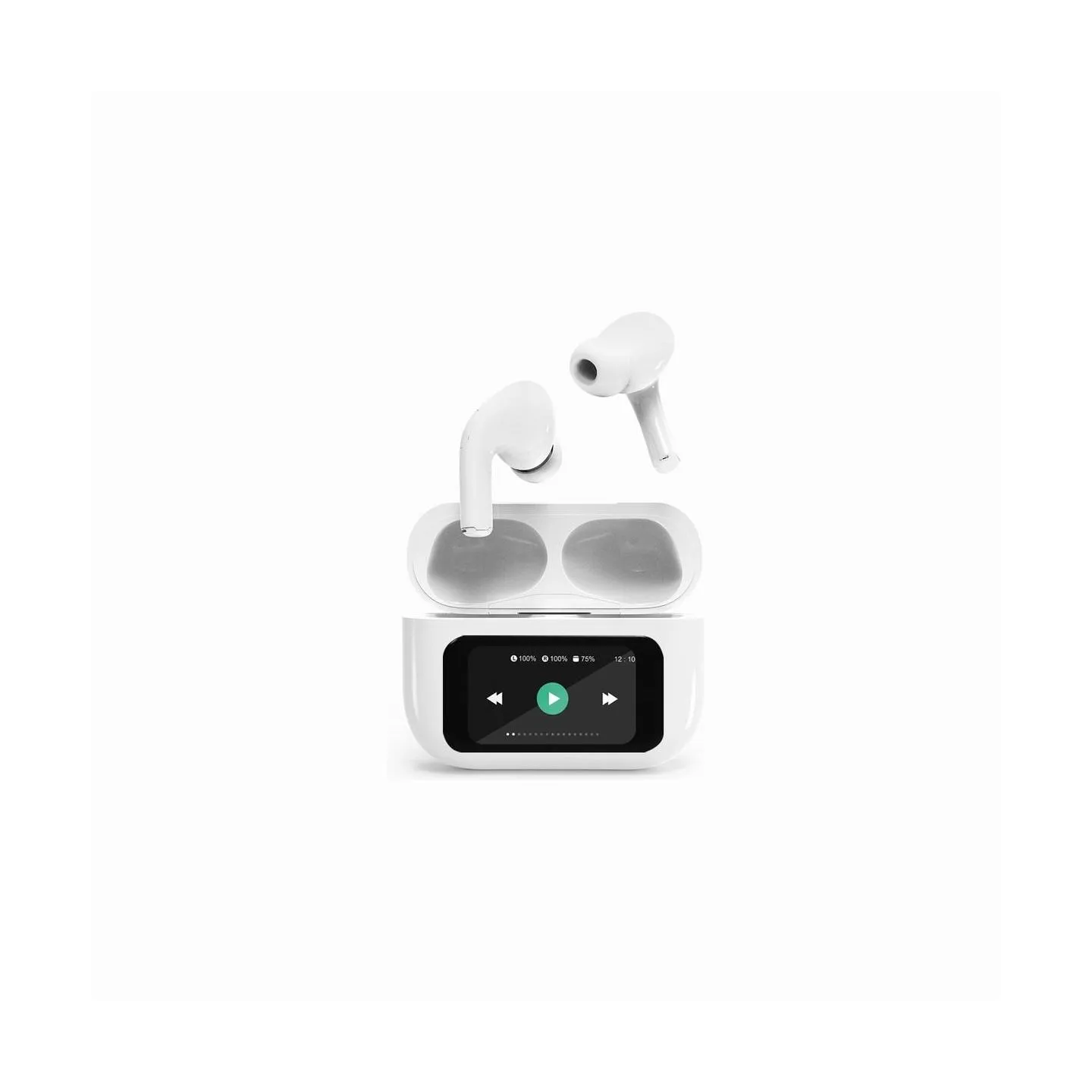 Gembird HEADSET BLUETOOTH/WHITE TWS-LCD-ANC-01-W GEMBIRD