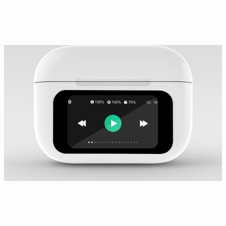 Gembird HEADSET BLUETOOTH/WHITE TWS-LCD-ANC-01-W GEMBIRD