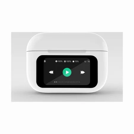 Gembird HEADSET BLUETOOTH/WHITE TWS-LCD-ANC-01-W GEMBIRD