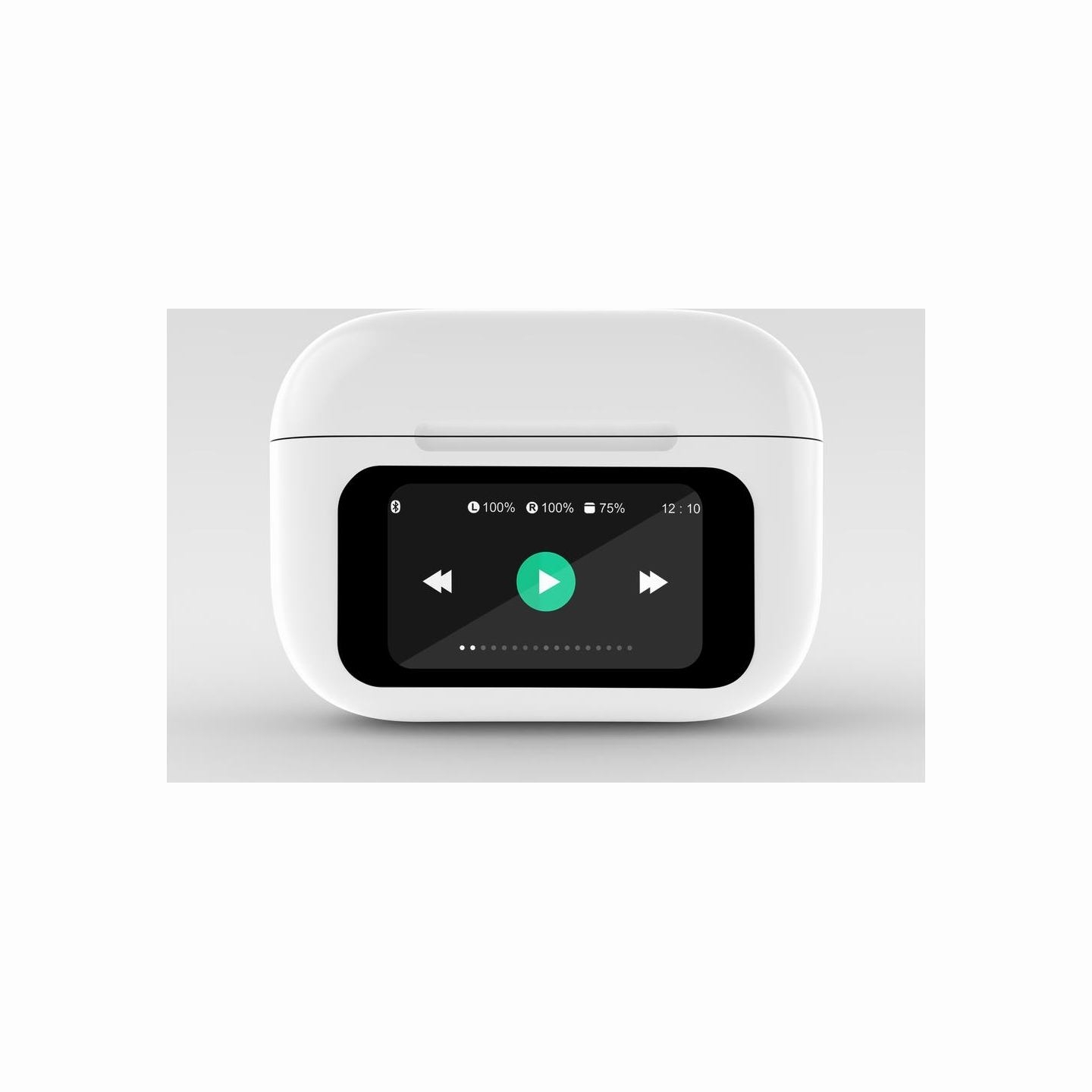 Gembird HEADSET BLUETOOTH/WHITE TWS-LCD-ANC-01-W GEMBIRD