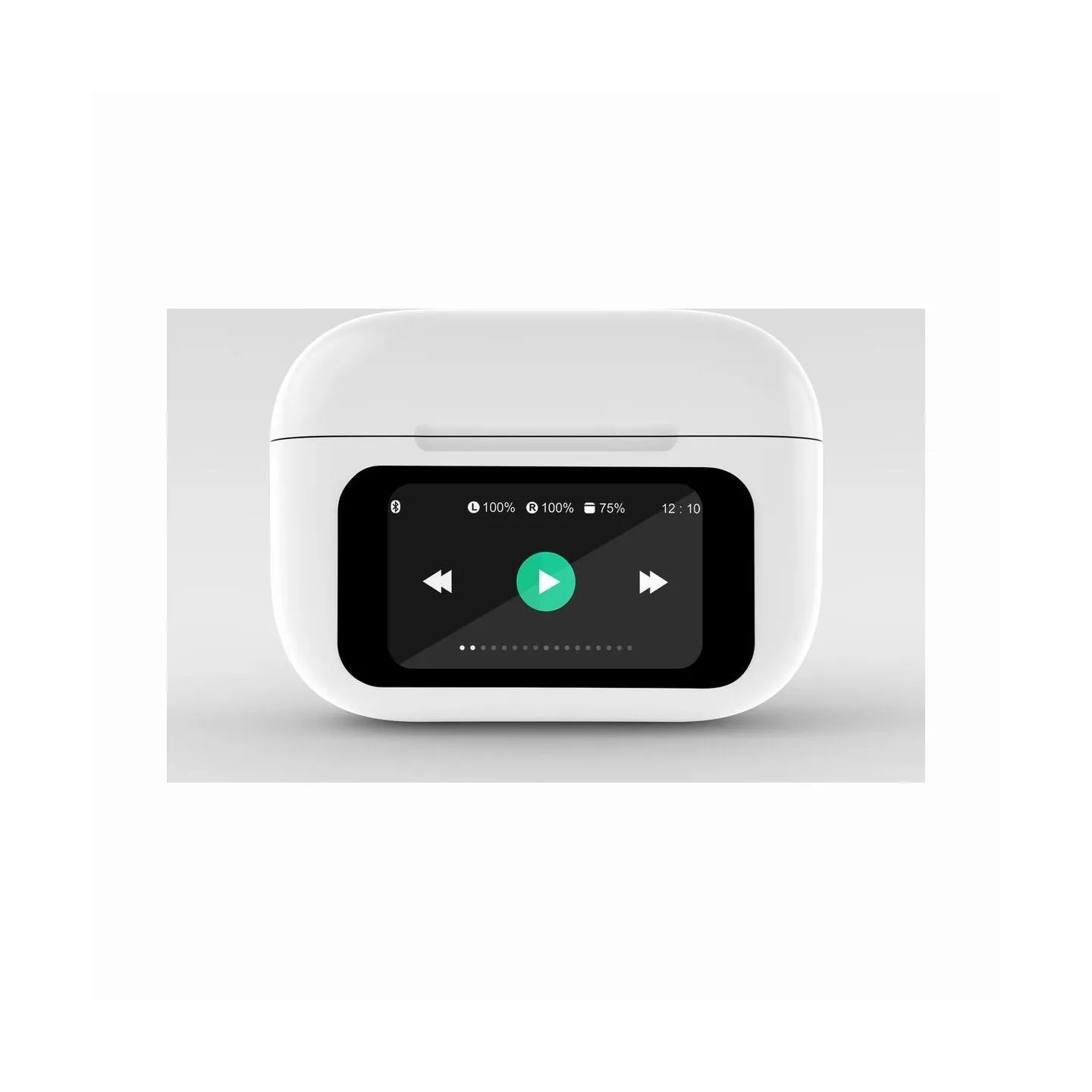 Gembird HEADSET BLUETOOTH/WHITE TWS-LCD-ANC-01-W GEMBIRD