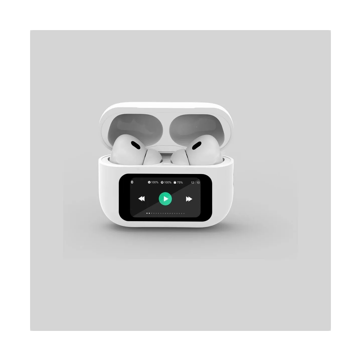 Gembird HEADSET BLUETOOTH/WHITE TWS-LCD-ANC-01-W GEMBIRD