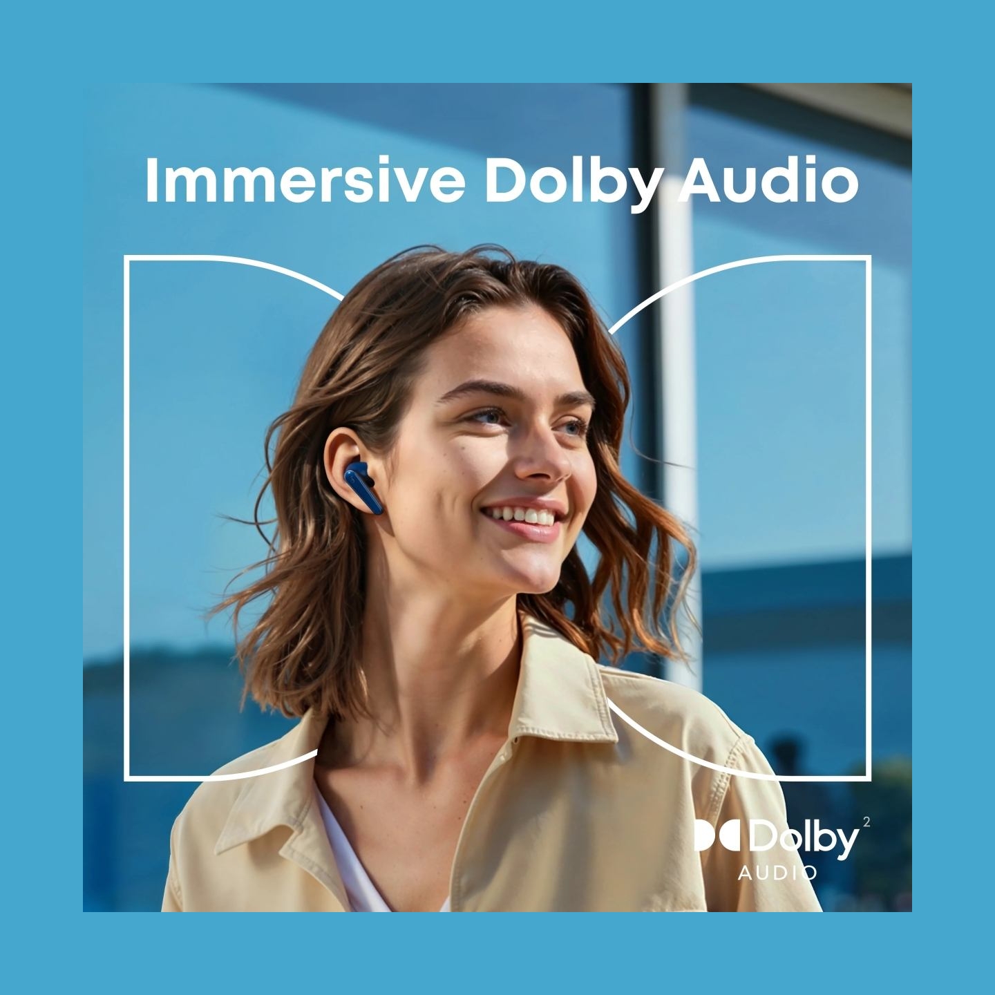 Anker Soundcore Earbuds with Dolby Audio | Liberty 5 | Bluetooth | In-Ear | Microphone | Navy blue | Noise canceling | Wireless