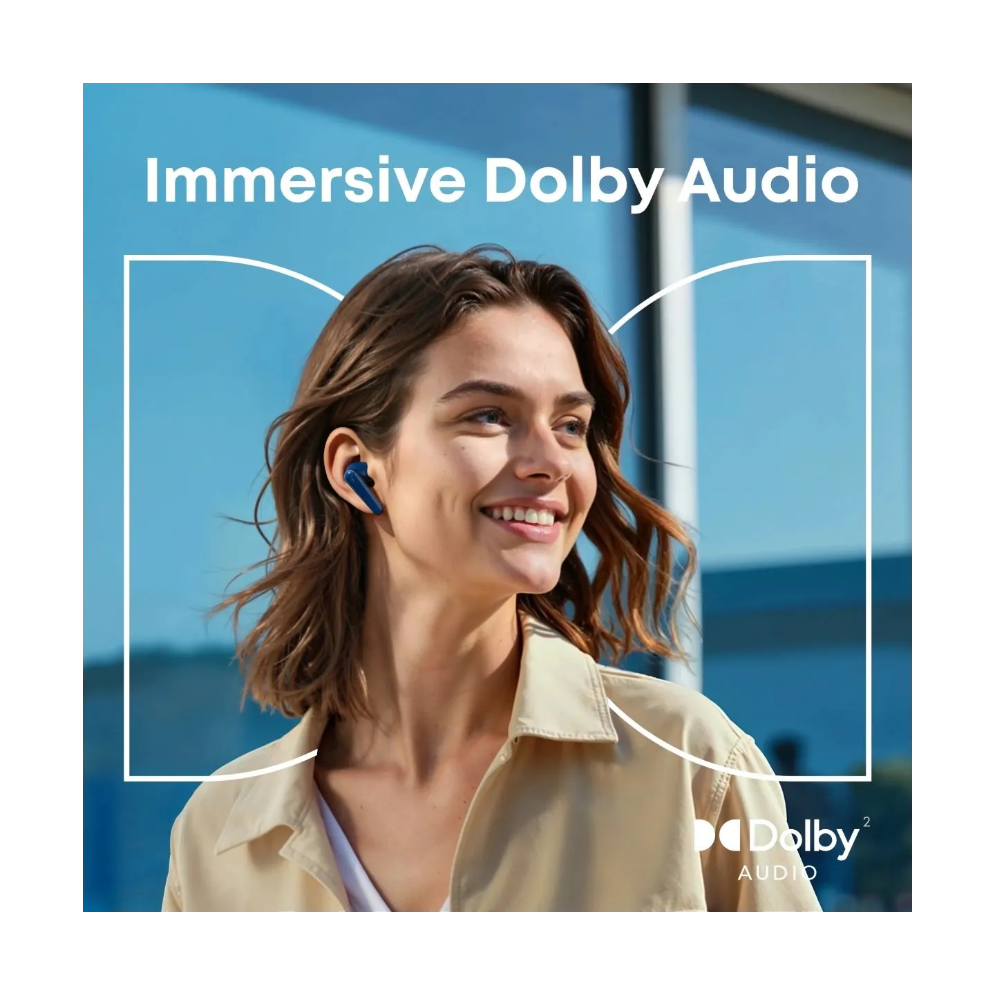 Anker Soundcore Earbuds with Dolby Audio | Liberty 5 | Bluetooth | In-Ear | Microphone | Navy blue | Noise canceling | Wireless