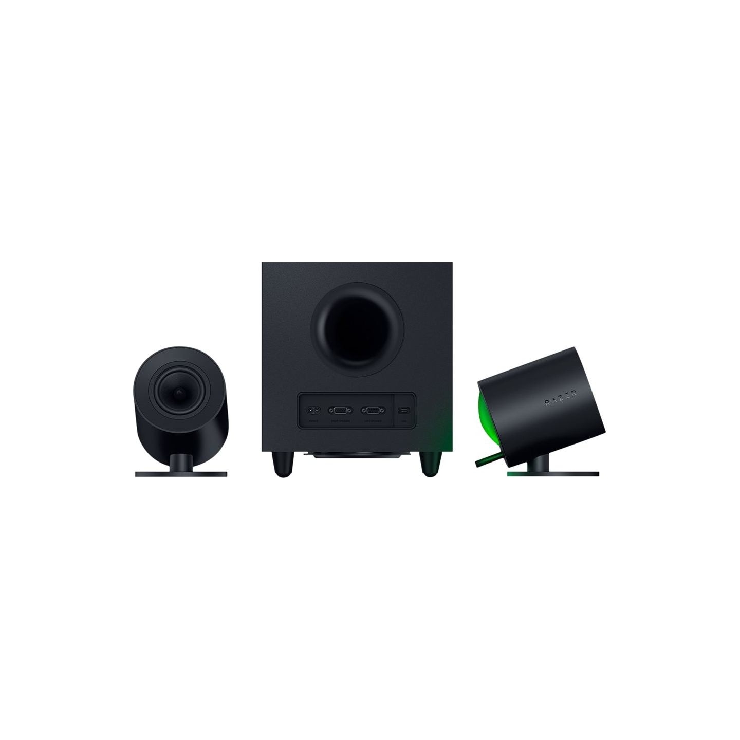 Razer | Gaming Speakers with wired subwoofer | Nommo V2 - 2.1 | Bluetooth | Black