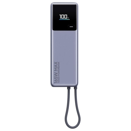 Xiaomi 165W Power Bank (Integrated Cable) | 10000 mAh | USB-C | Gray