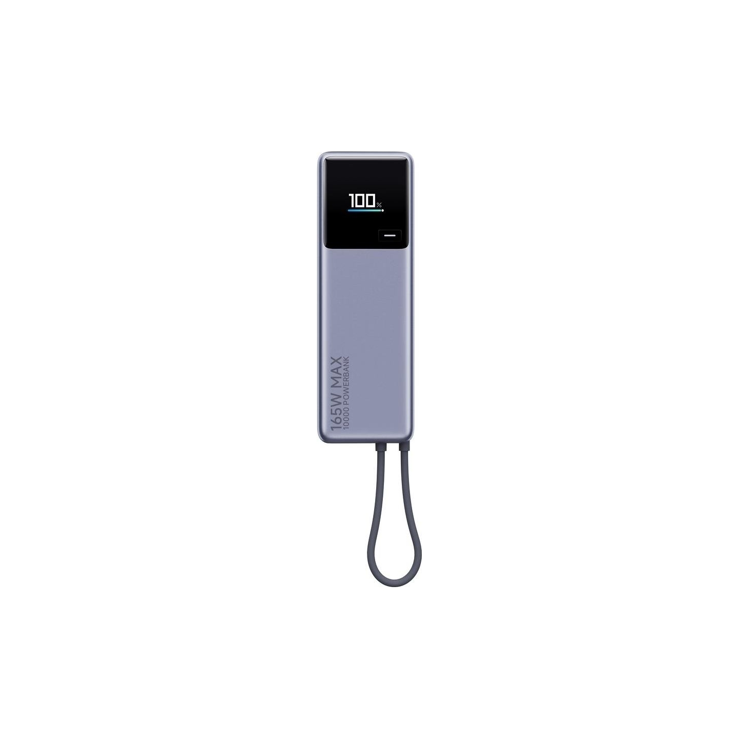 Xiaomi 165W Power Bank (Integrated Cable) | 10000 mAh | USB-C | Gray