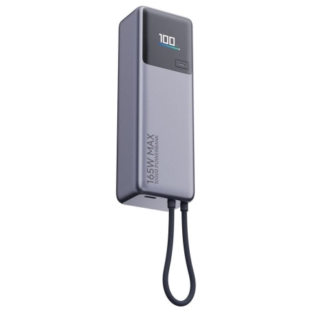 Xiaomi 165W Power Bank (Integrated Cable) | 10000 mAh | USB-C | Gray