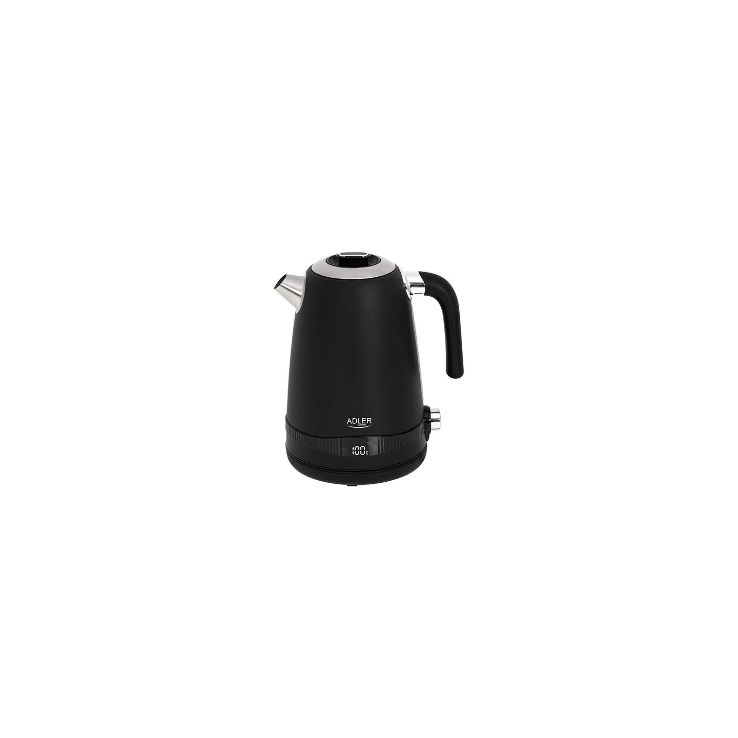 Adler | Kettle | AD 1295b | Electric | 2200 W | 1.7 L | Stainless steel | 360° rotational base | Black