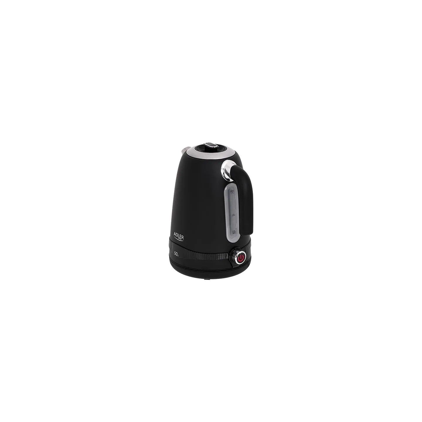 Adler | Kettle | AD 1295b | Electric | 2200 W | 1.7 L | Stainless steel | 360° rotational base | Black