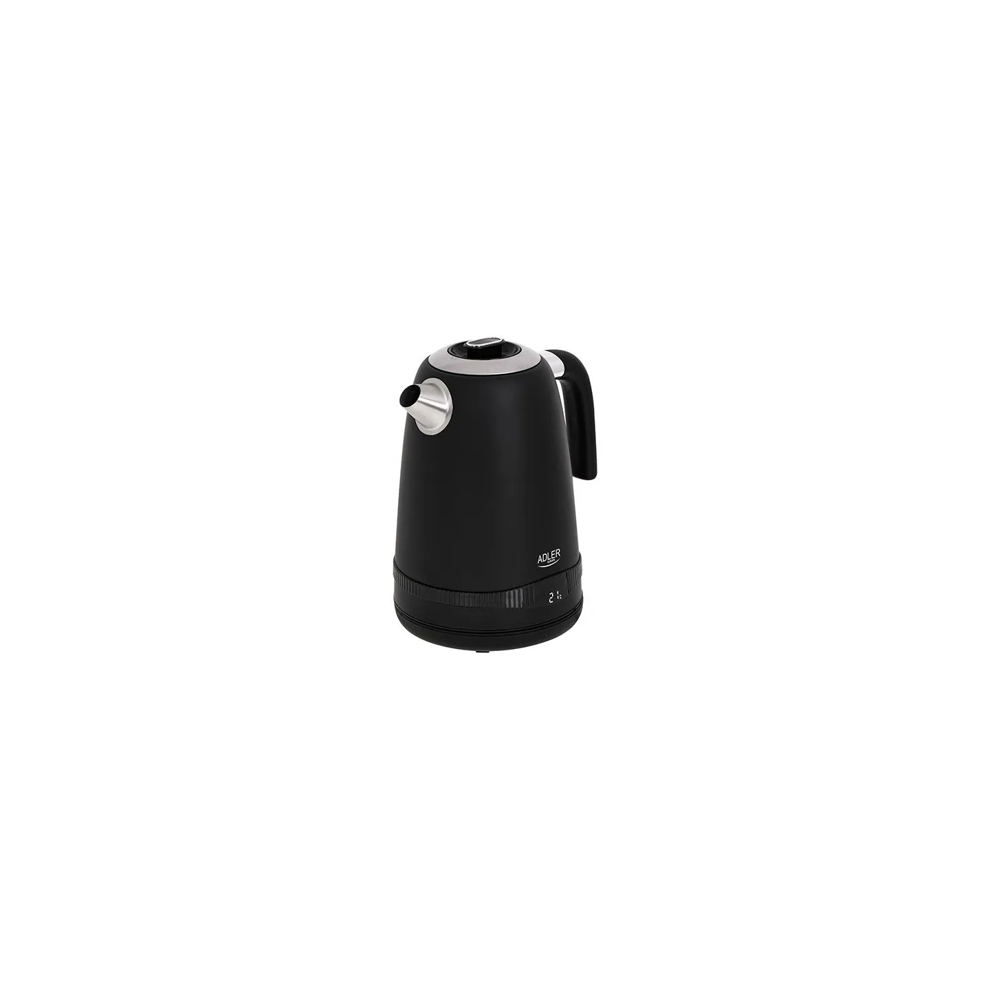 Adler | Kettle | AD 1295b | Electric | 2200 W | 1.7 L | Stainless steel | 360° rotational base | Black