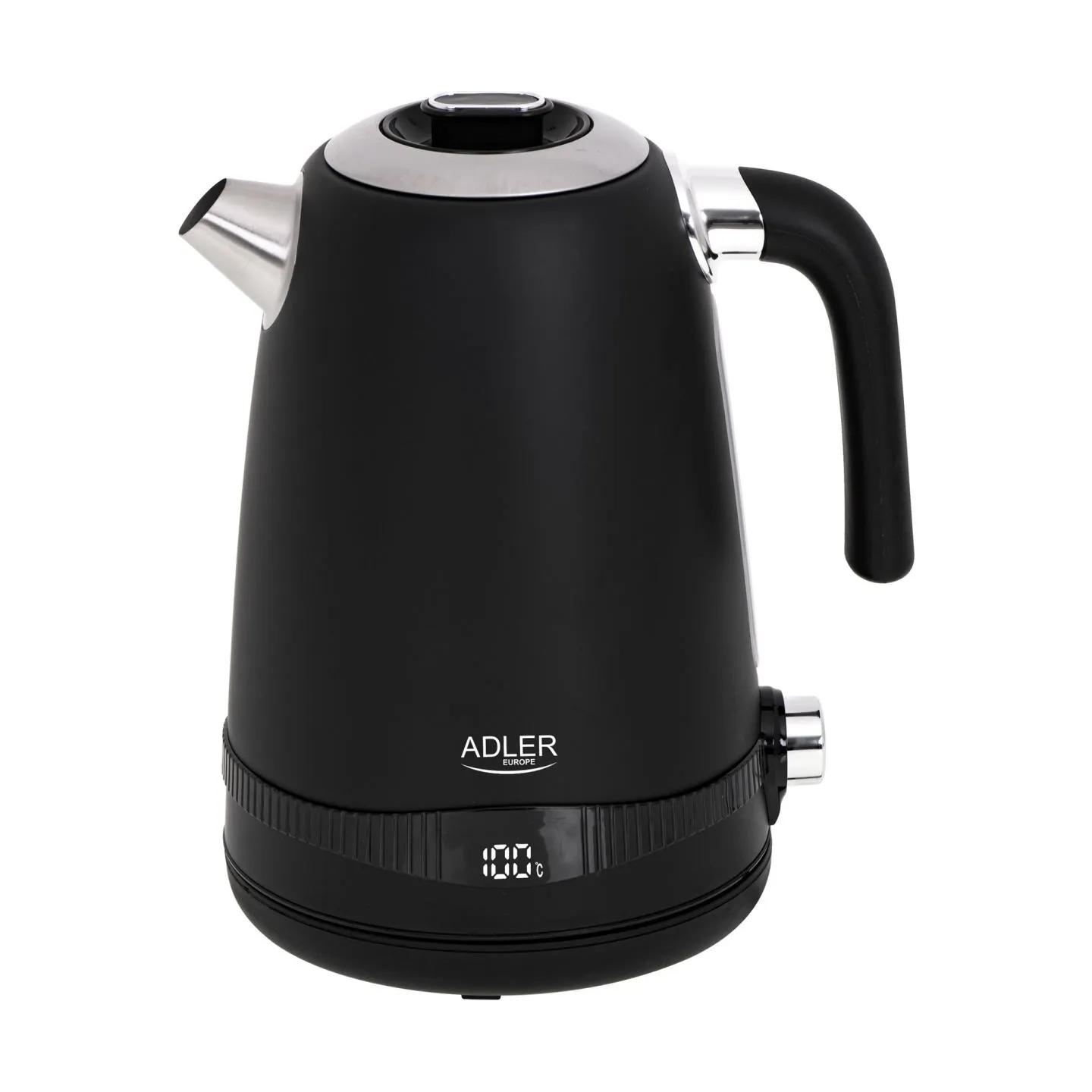 Adler | Kettle | AD 1295b | Electric | 2200 W | 1.7 L | Stainless steel | 360° rotational base | Black