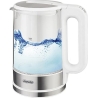 Mesko | Kettle | MS 1301w | Electric | 1850 W | 1.7 L | Glass | 360° rotational base | White