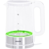 Mesko | Kettle | MS 1301w | Electric | 1850 W | 1.7 L | Glass | 360° rotational base | White