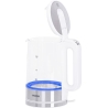 Mesko | Kettle | MS 1301w | Electric | 1850 W | 1.7 L | Glass | 360° rotational base | White