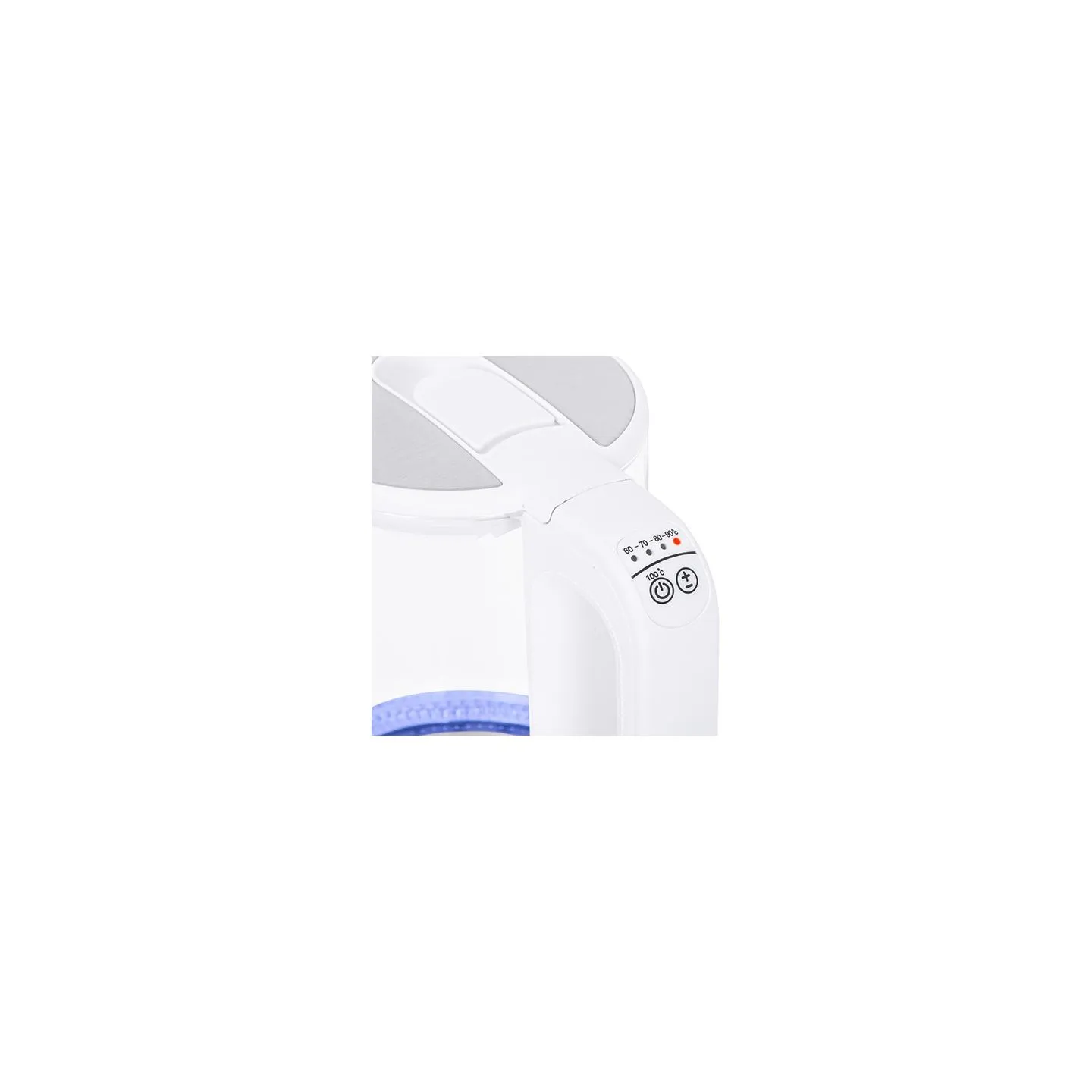 Mesko | Kettle | MS 1301w | Electric | 1850 W | 1.7 L | Glass | 360° rotational base | White
