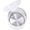 Mesko | Kettle | MS 1301w | Electric | 1850 W | 1.7 L | Glass | 360° rotational base | White