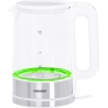 Mesko | Kettle | MS 1301w | Electric | 1850 W | 1.7 L | Glass | 360° rotational base | White