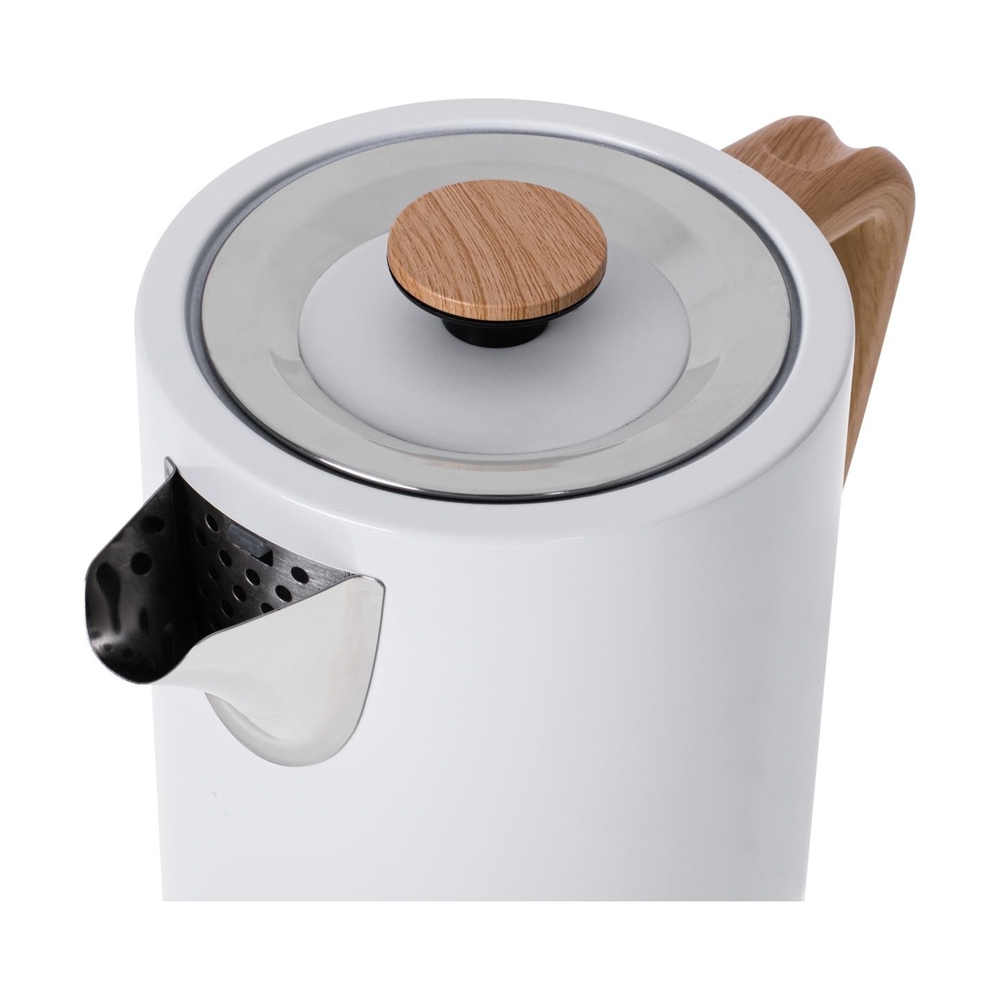 Adler | Kettle | AD 1347w | Electric | 2200 W | 1.5 L | Stainless steel | 360° rotational base | White
