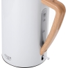 Adler | Kettle | AD 1347w | Electric | 2200 W | 1.5 L | Stainless steel | 360° rotational base | White