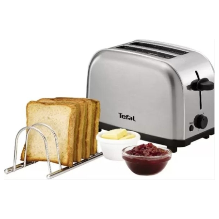 Tefal | Ultra Mini TT330D | Toaster | Power 700 W | Number of slots 2 | Stainless steel | Housing material Stainless steel