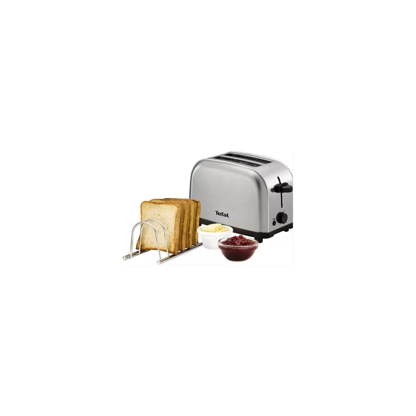 Tefal | Ultra Mini TT330D | Toaster | Power 700 W | Number of slots 2 | Stainless steel | Housing material Stainless steel