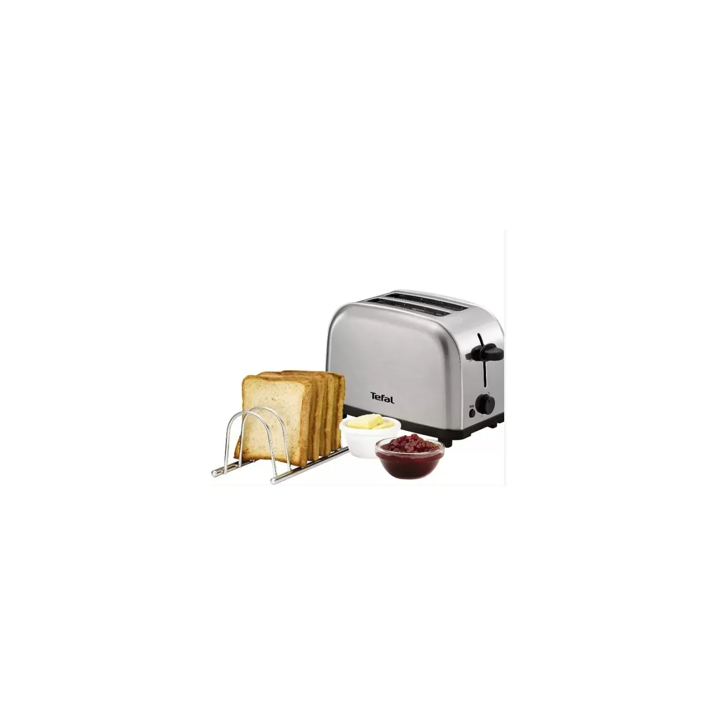 Tefal | Ultra Mini TT330D | Toaster | Power 700 W | Number of slots 2 | Stainless steel | Housing material Stainless steel