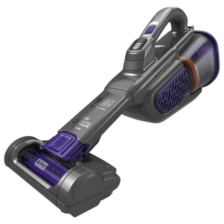 Black & Decker Vacuum Cleaner | BHHV520BFP-QW | Cordless operating | 18 V | Black/Purple