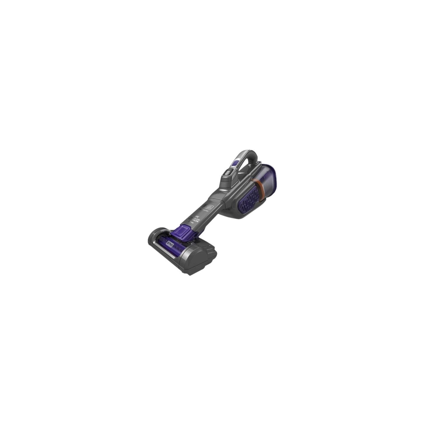 Black & Decker Vacuum Cleaner | BHHV520BFP-QW | Cordless operating | 18 V | Black/Purple