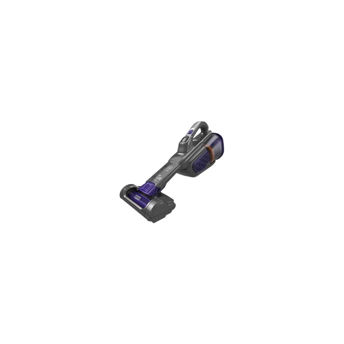 Black & Decker Vacuum Cleaner | BHHV520BFP-QW | Cordless operating | 18 V | Black/Purple