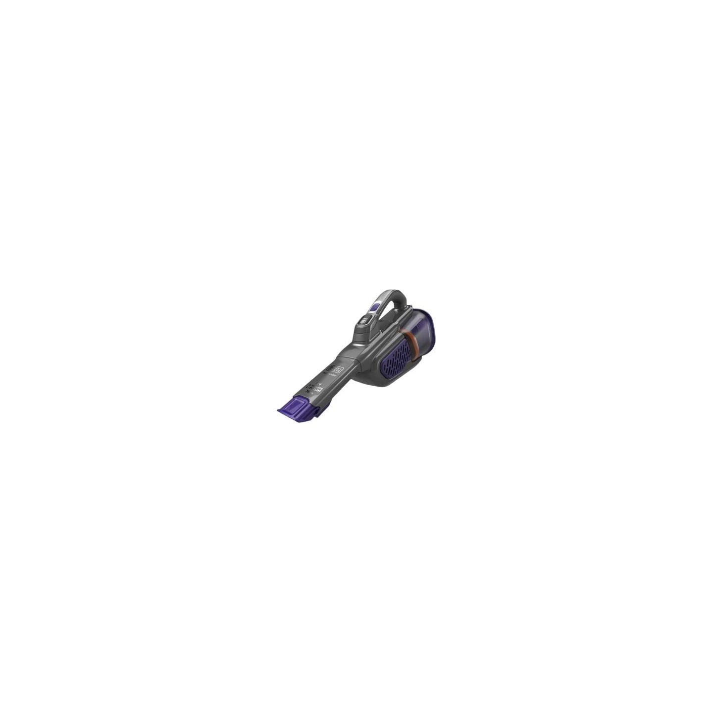 Black & Decker Vacuum Cleaner | BHHV520BFP-QW | Cordless operating | 18 V | Black/Purple