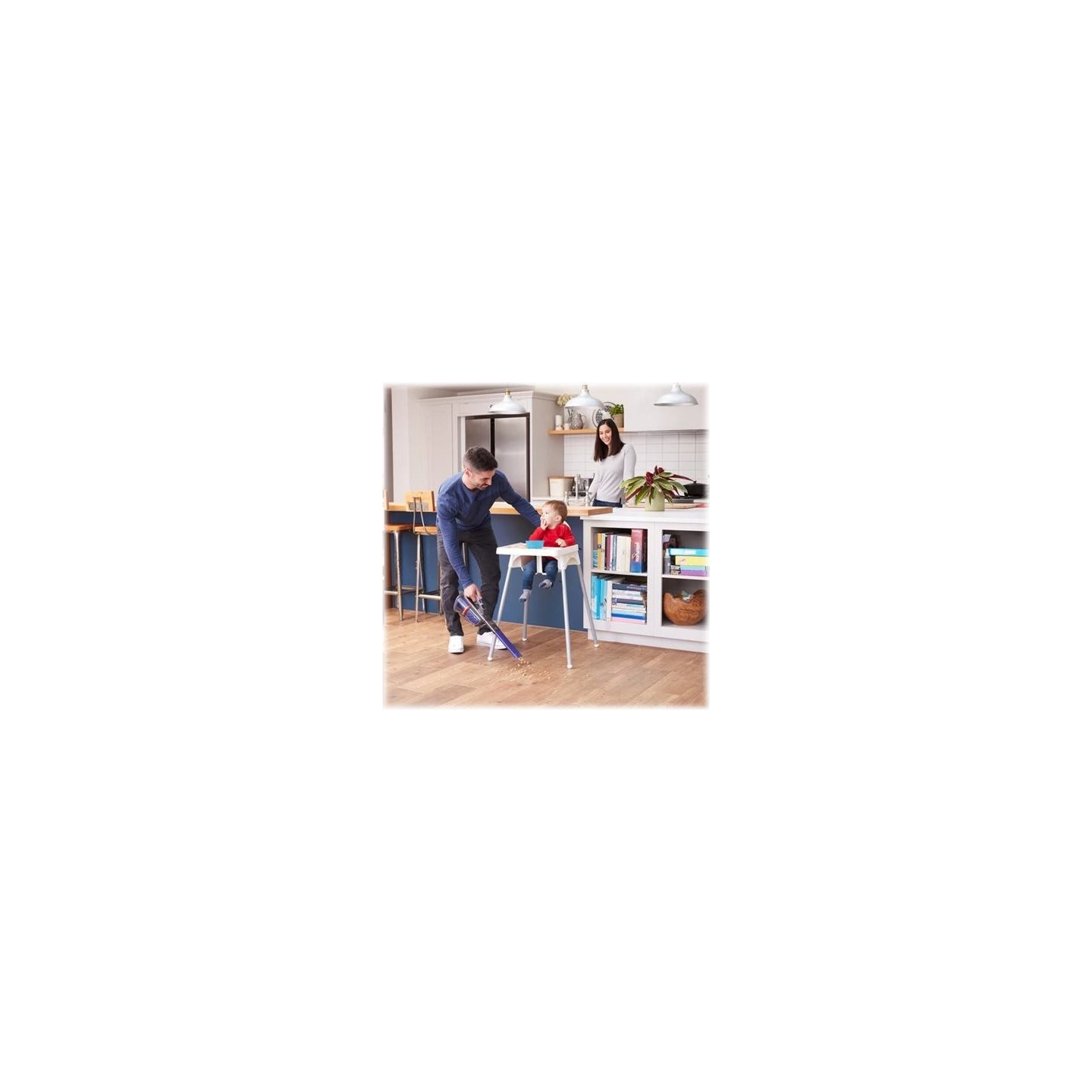 Black & Decker Vacuum Cleaner | BHHV520BFP-QW | Cordless operating | 18 V | Black/Purple