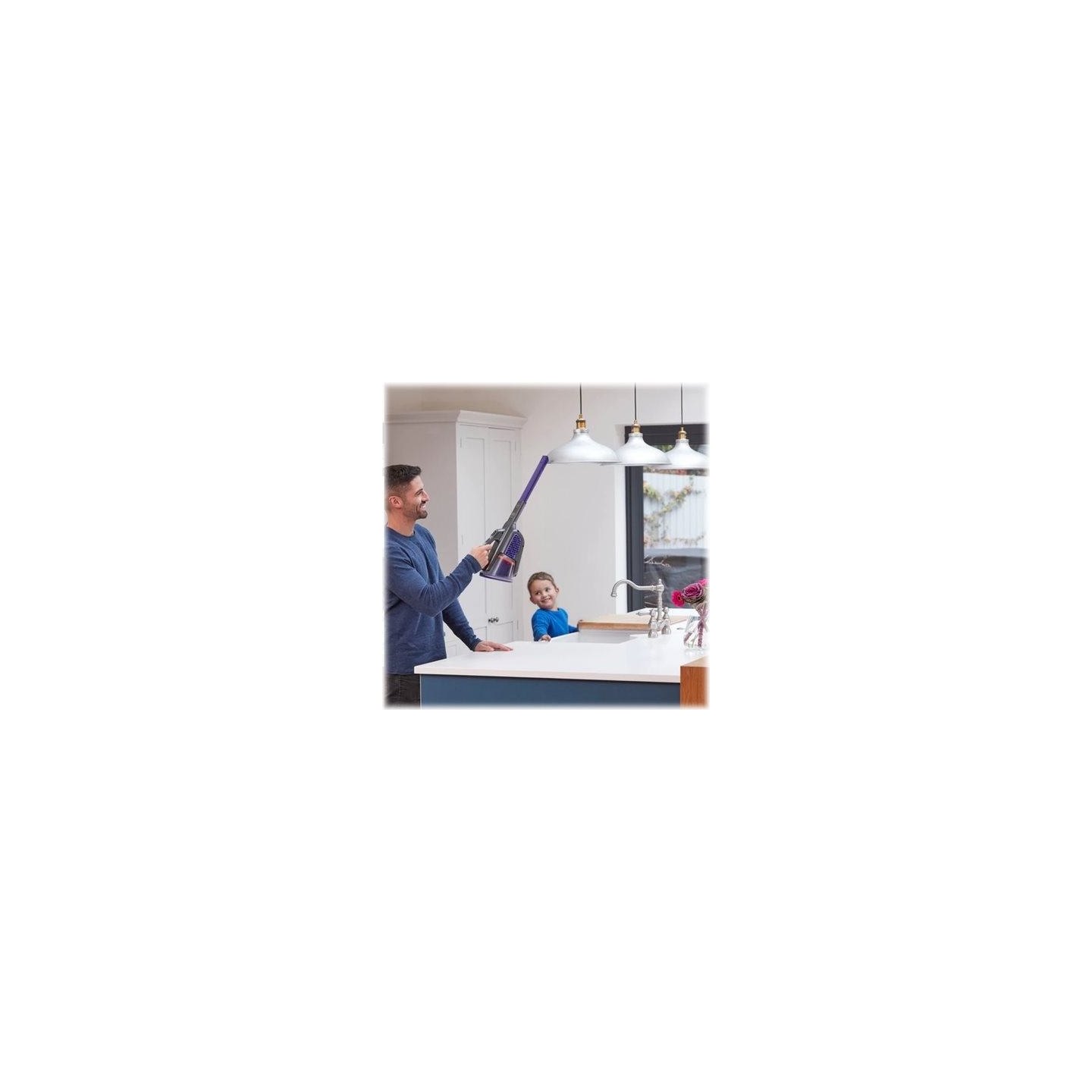 Black & Decker Vacuum Cleaner | BHHV520BFP-QW | Cordless operating | 18 V | Black/Purple