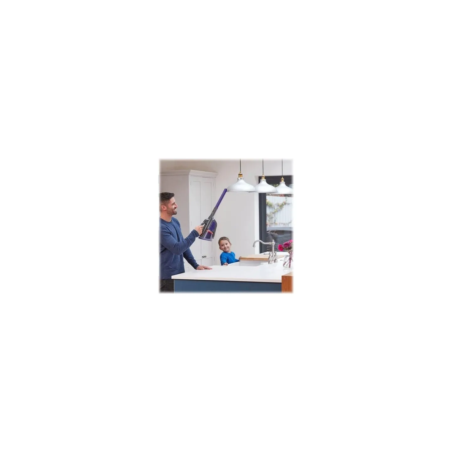 Black & Decker Vacuum Cleaner | BHHV520BFP-QW | Cordless operating | 18 V | Black/Purple