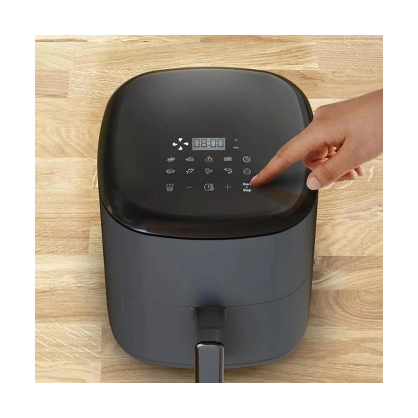 Tefal | Air Fryer | EY245B10 Easy Fry Max | Power 1500 W | Capacity 5 L | Dark Gray