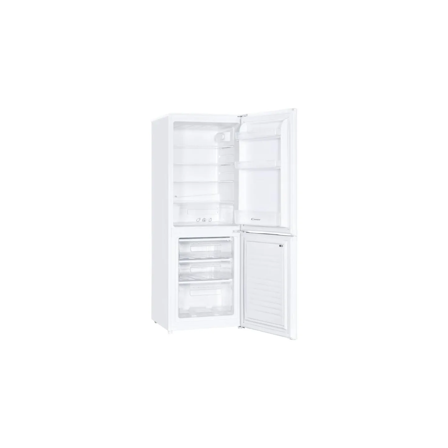 Candy | Refrigerator | CHCS 514EW | Energy efficiency class E | Free standing | Combi | Height 151 cm | Fridge net capacity 138 