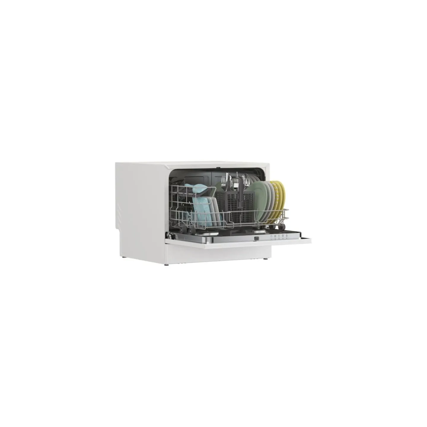 Candy Dishwasher | CP 6E51LW | Table | Width 55 cm | Number of place settings 6 | Number of programs 5 | Energy efficiency class