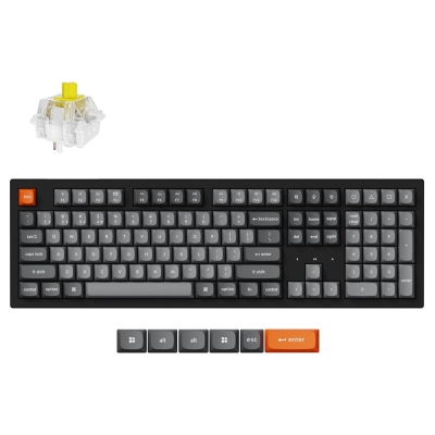 Keychron K10 Max RGB - US Layout - Hot-Swappable Super Banana Wireless Keyboard / K10M-H4