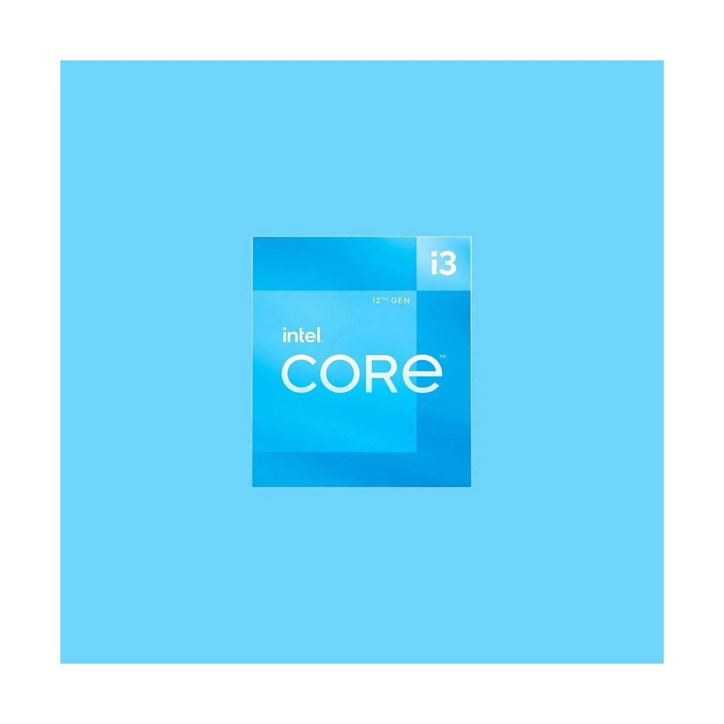 Intel Processor Core i3-12100 F BOX 3,3GHz, LGA1700