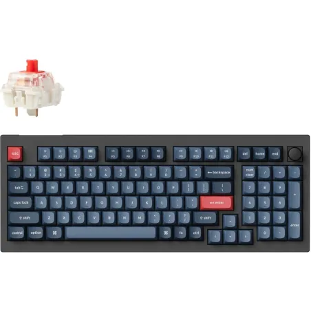 Keychron V5 Max RGB - US Layout - Hot-Swappable Gateron Jupiter Red Wireless Keyboard / V5M-D1