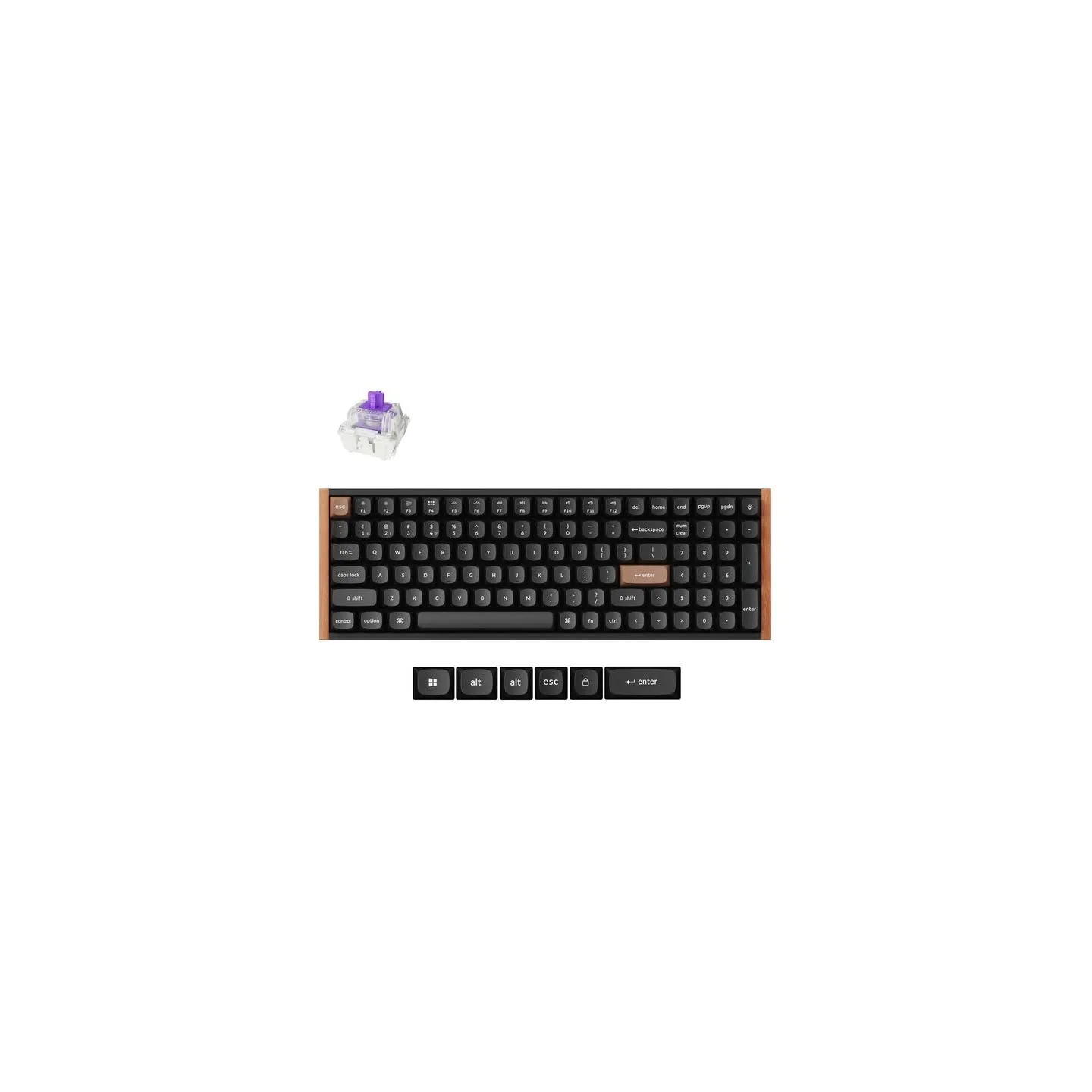Keychron K4 HE SE - US Layout - Gateron Magnetic Nebula - Carbon Black Wireless Keyboard / K4H-F1