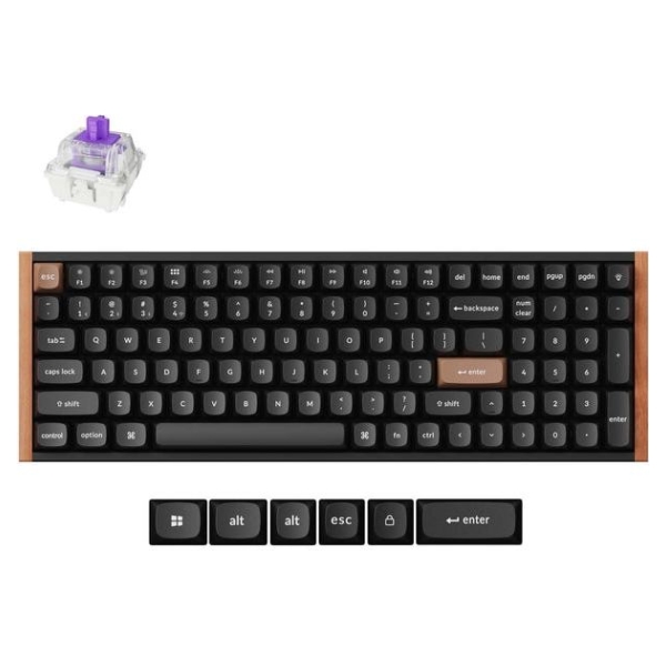 Keychron K4 HE SE - US Layout - Gateron Magnetic Nebula - Carbon Black Wireless Keyboard / K4H-F1