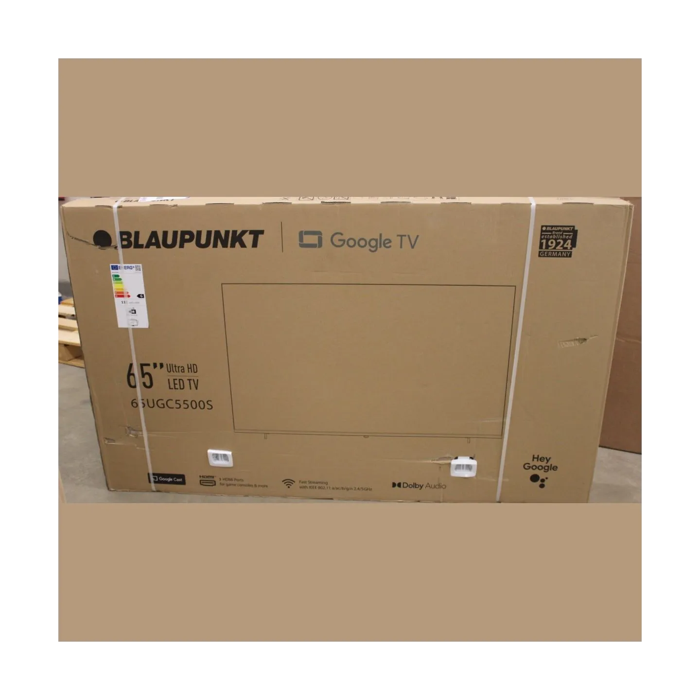 Blaupunkt 65UGC5500S 65" (164cm) 4K Ultra HD Google TV |  Blaupunkt 4K TV | 65UGC5500S | 65 | Smart TV | Google TV | UHD | DAMAG
