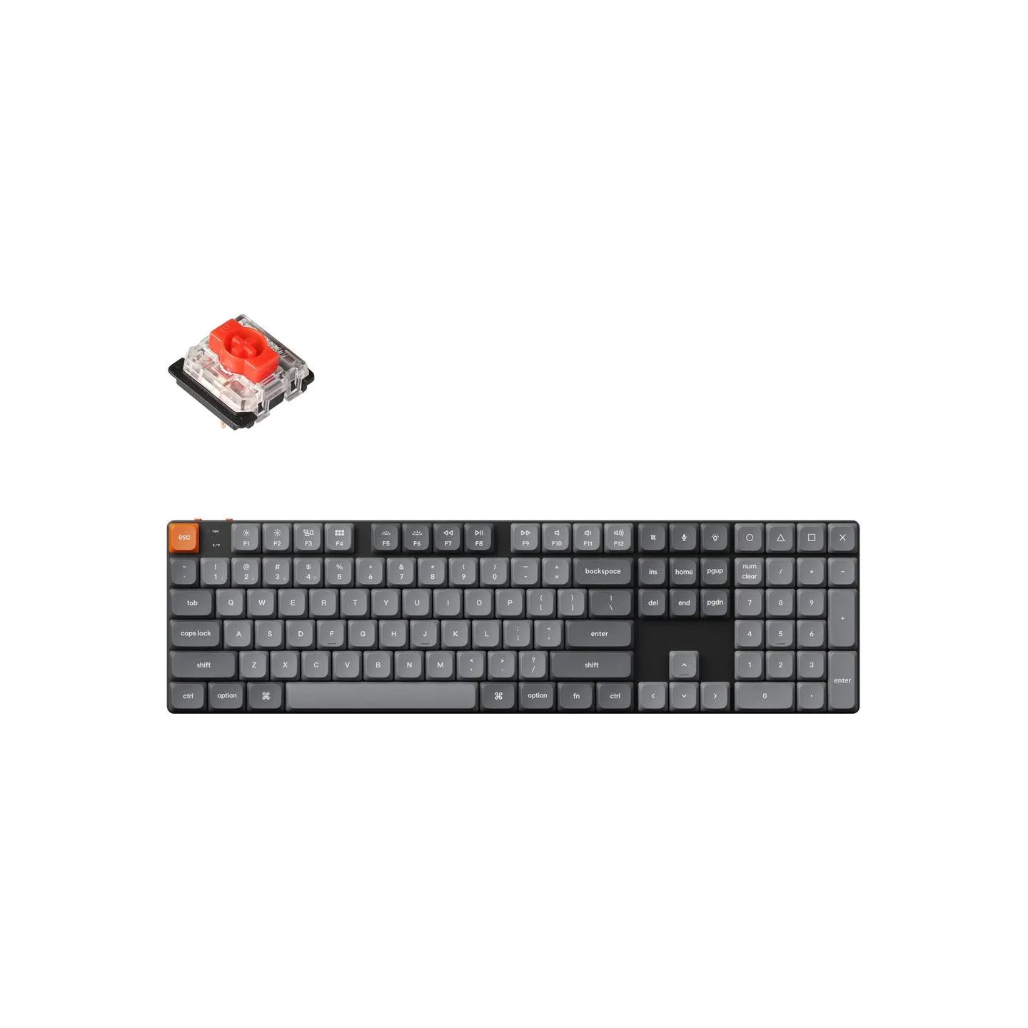 Keychron KEYBOARD WRL K5 MAX RGB/BLACK K5M-H1 KEYCHRON