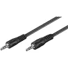 Goobay | AUX audio connector cable | 50449 | 3.5 mm male (3-pin, stereo) | 3.5 mm male (3-pin, stereo)